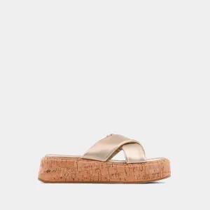 Lydia Sandals in Gold
