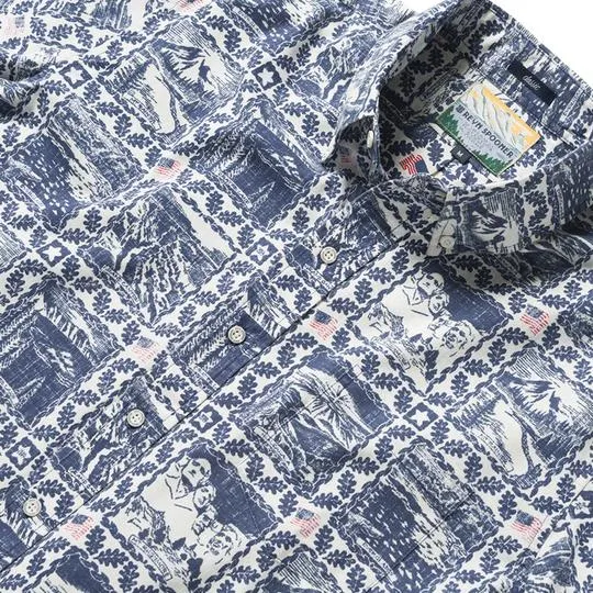 M480612519 Reyn Spooner Summer Commemorative Button Front Shirt