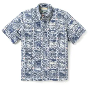 M480612519 Reyn Spooner Summer Commemorative Button Front Shirt