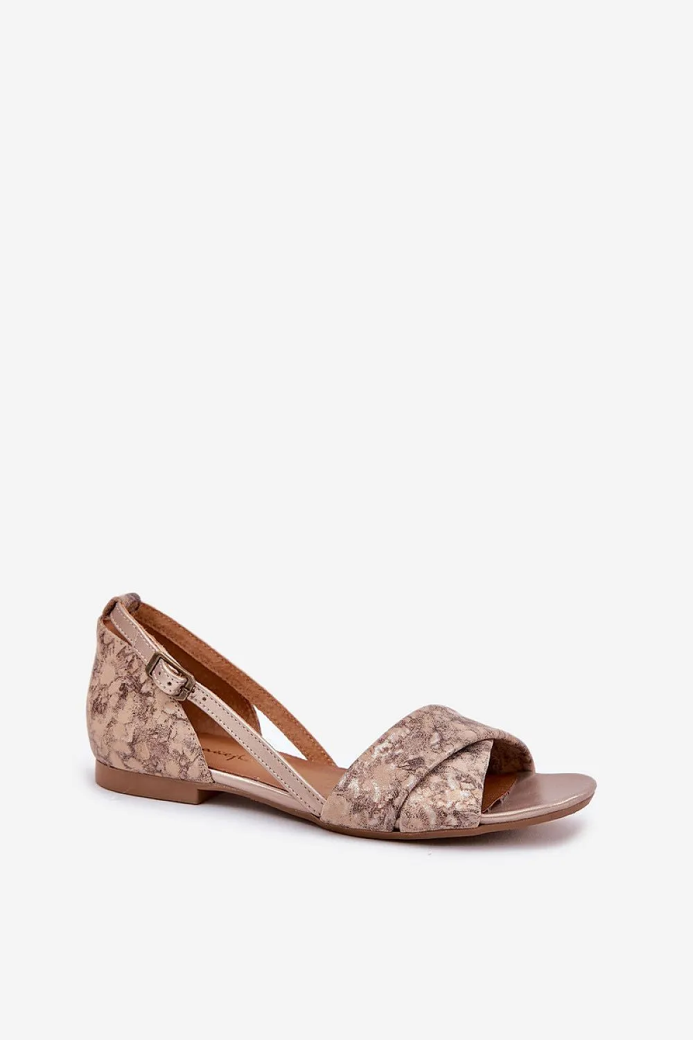 Maciejka natural leather sandals