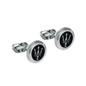 Maserati Jewels Black Cufflinks