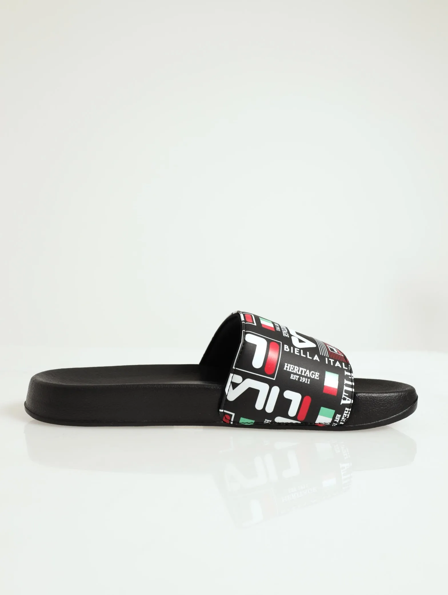 Maso Slip On Pool Slide - Black