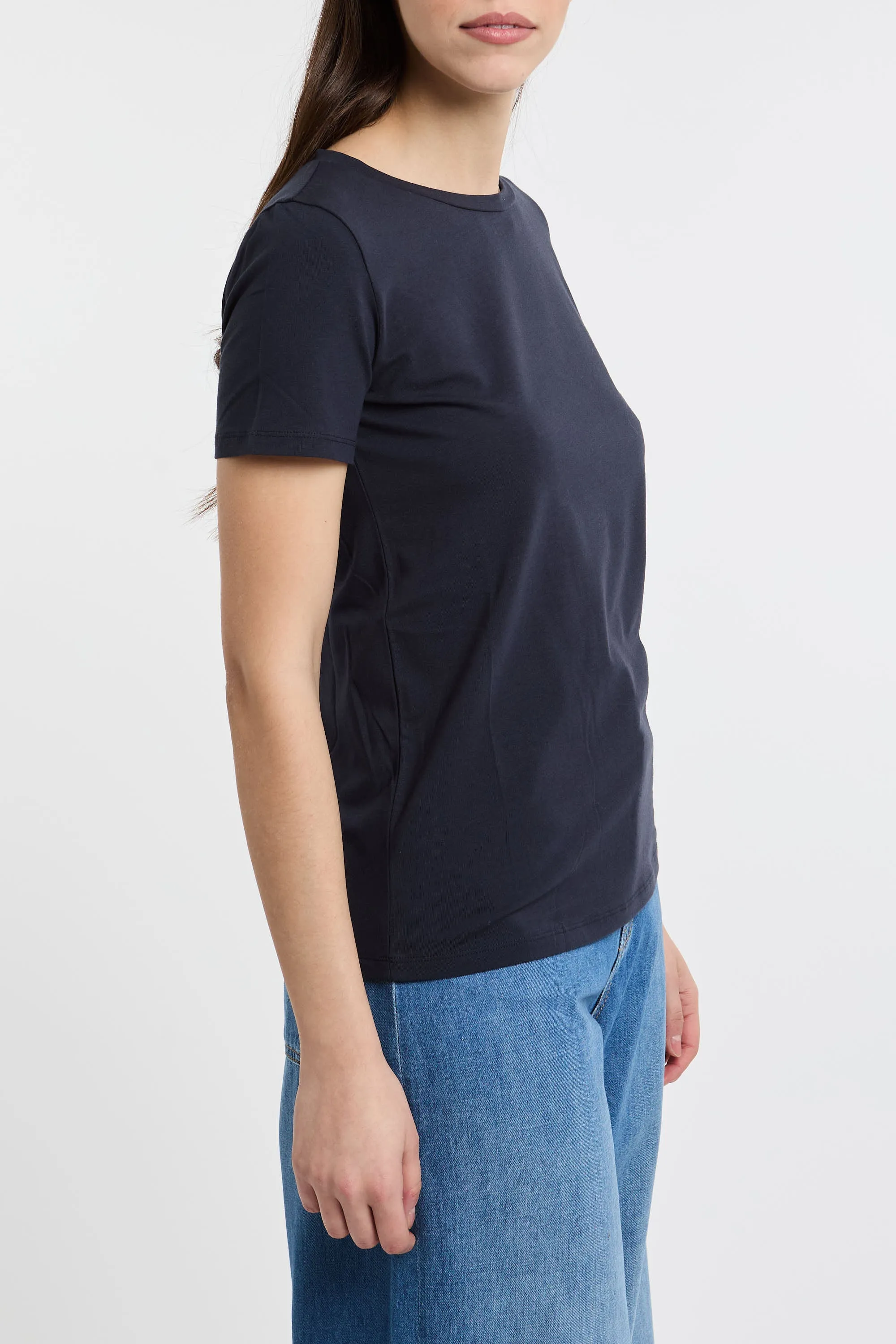 Max Mara Weekend T-Shirt Mezza Manica Blu