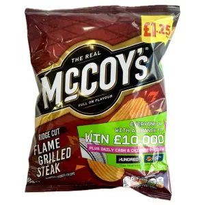 McCoy’s Chips Flame Grilled Steak (RRP: 1.25) 65g