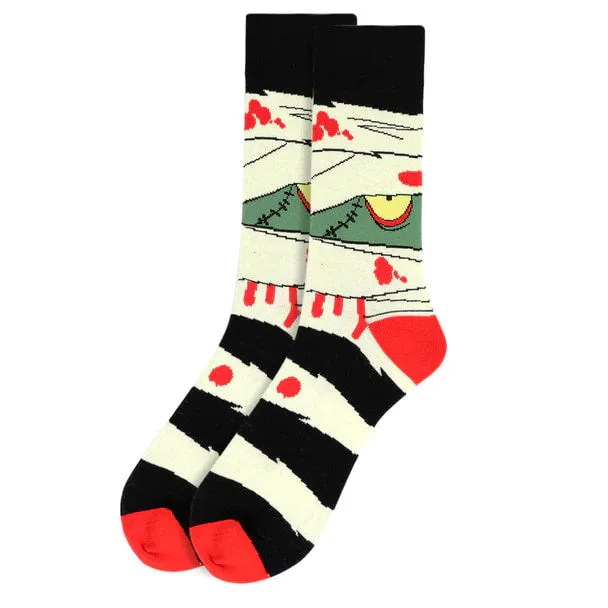 Men's Frankenstein Halloween Socks