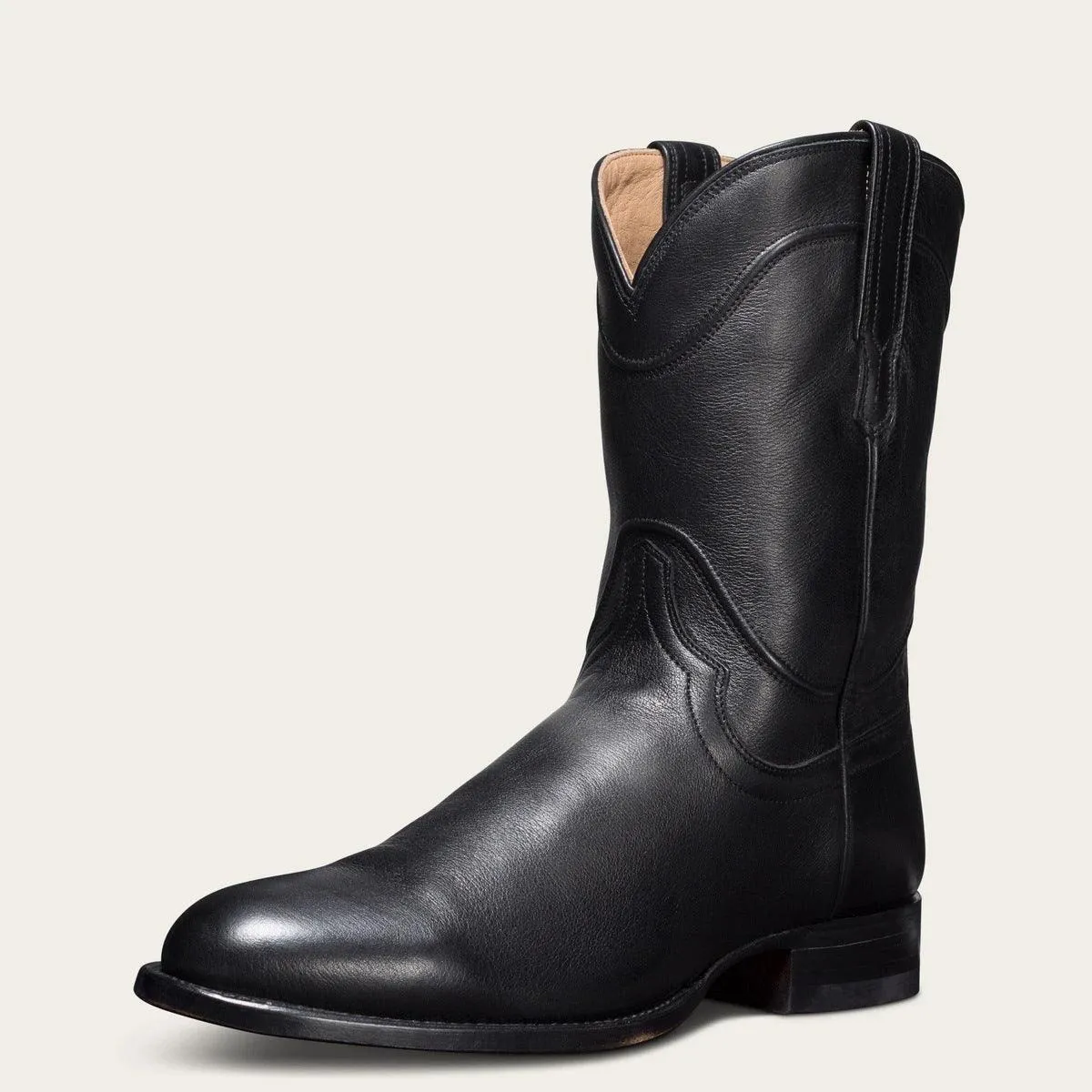 Men's Short Boots Mid-tube Sleeve Low-heel Boots