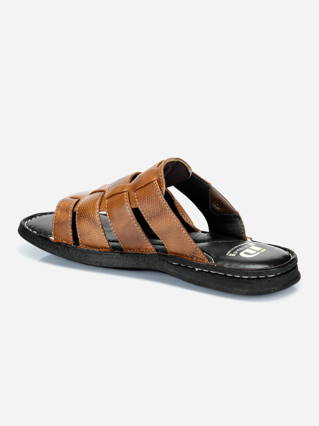 Men's Tan Slip On Comfort Sandal (ID4129)