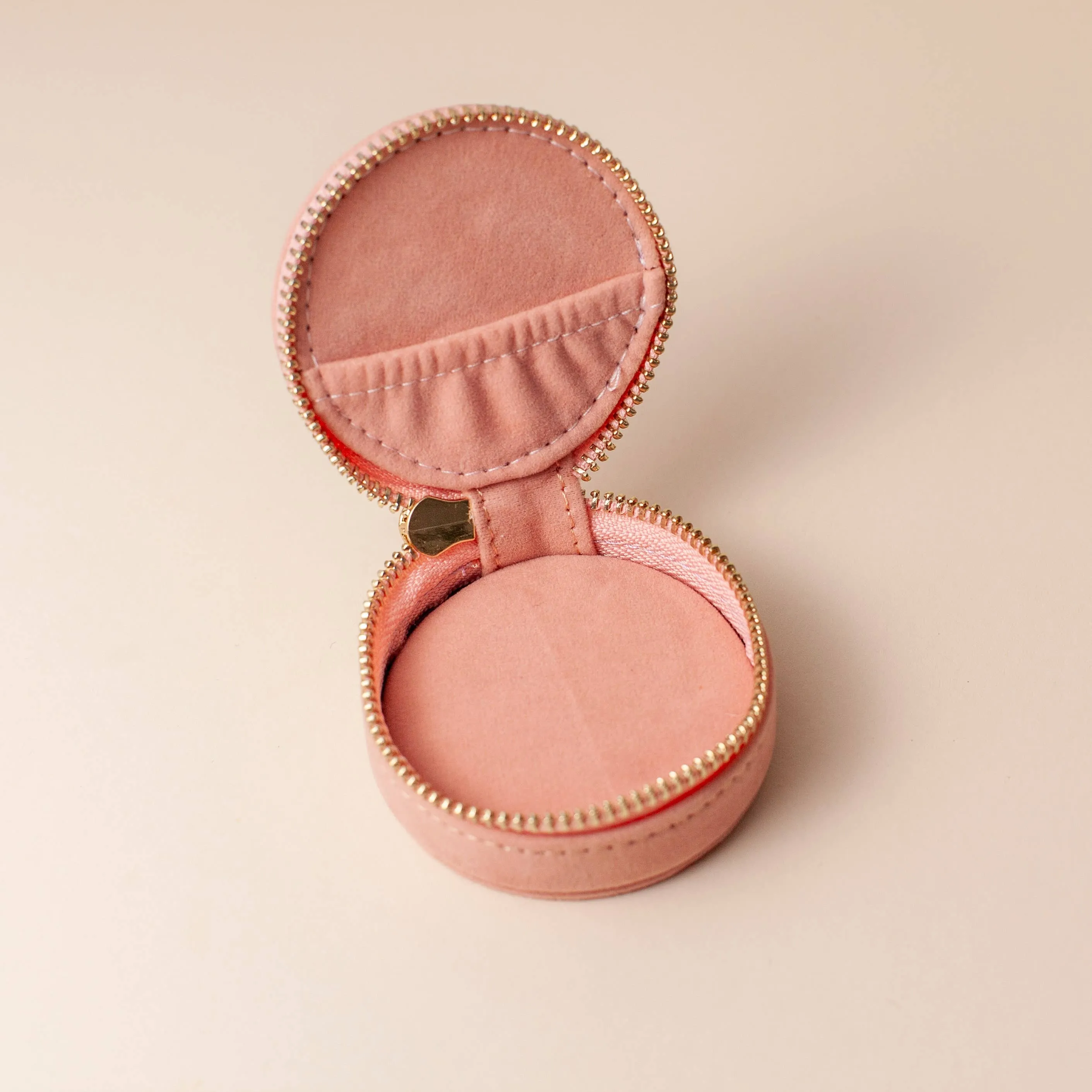 Mini Travel Jewelry Case in Rose