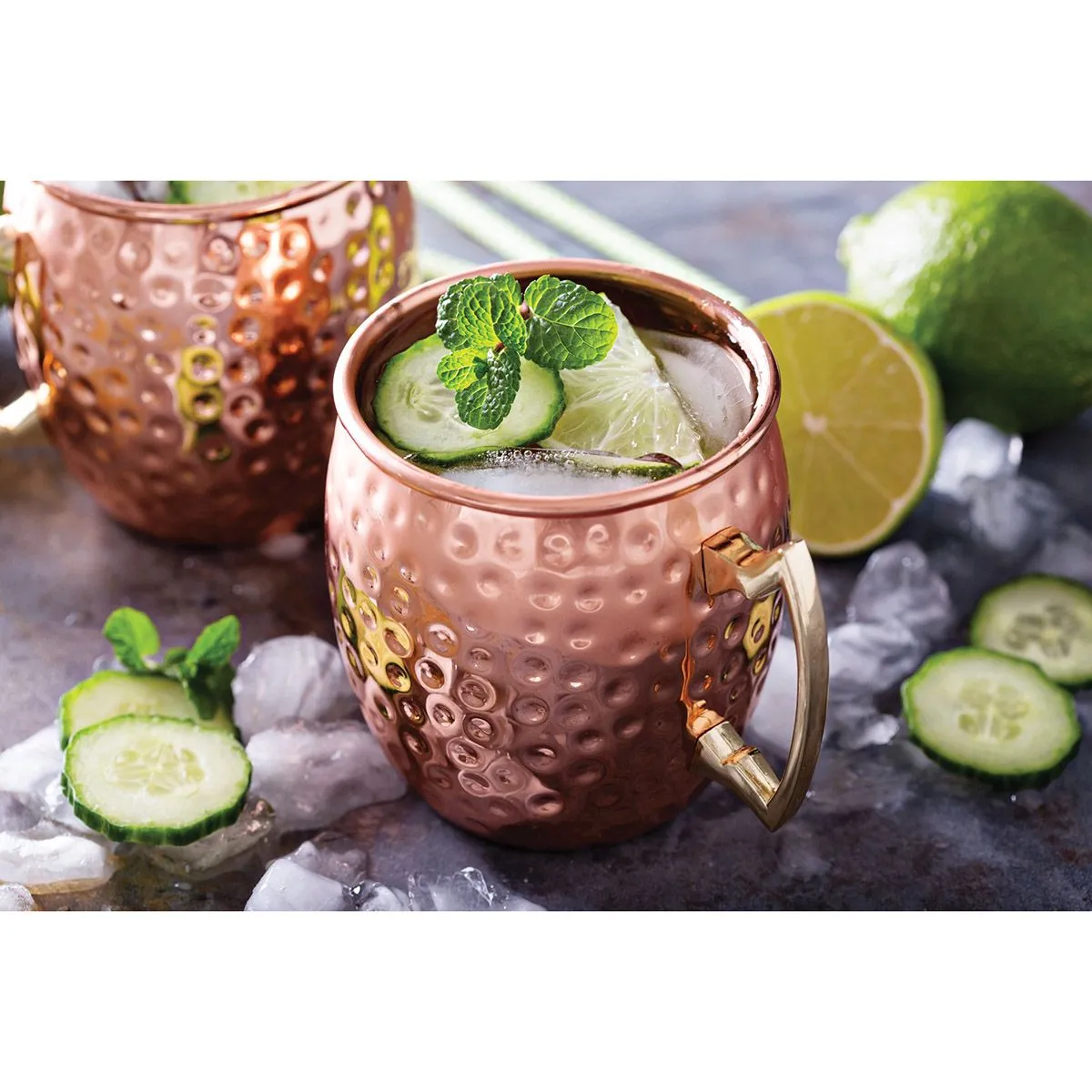 Moscow Mule Mug - Hammered Copper