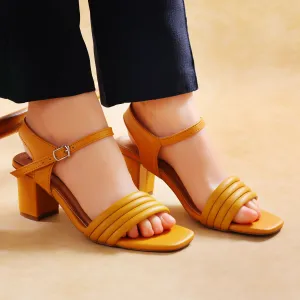 Narma Yellow Women Sandal