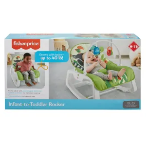 New in box! Fisher-Price Infant-to-Toddler Rocker Green Rocker! Use from birth until child weighs 40 lb