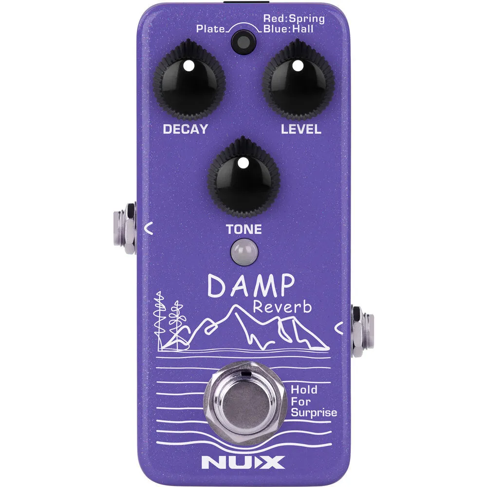 NUX Mini Core Series "Damp" 3-Mode Reverb Effects Pedal