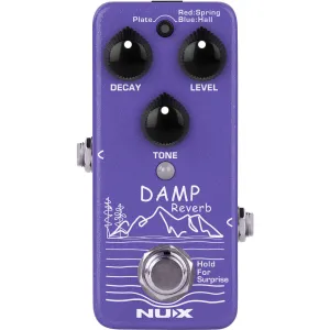 NUX Mini Core Series "Damp" 3-Mode Reverb Effects Pedal