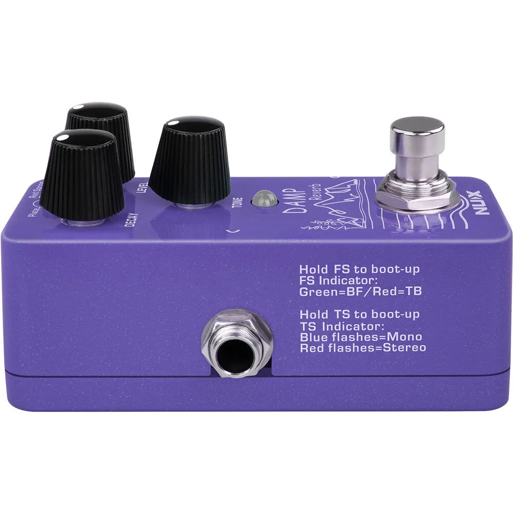 NUX Mini Core Series "Damp" 3-Mode Reverb Effects Pedal