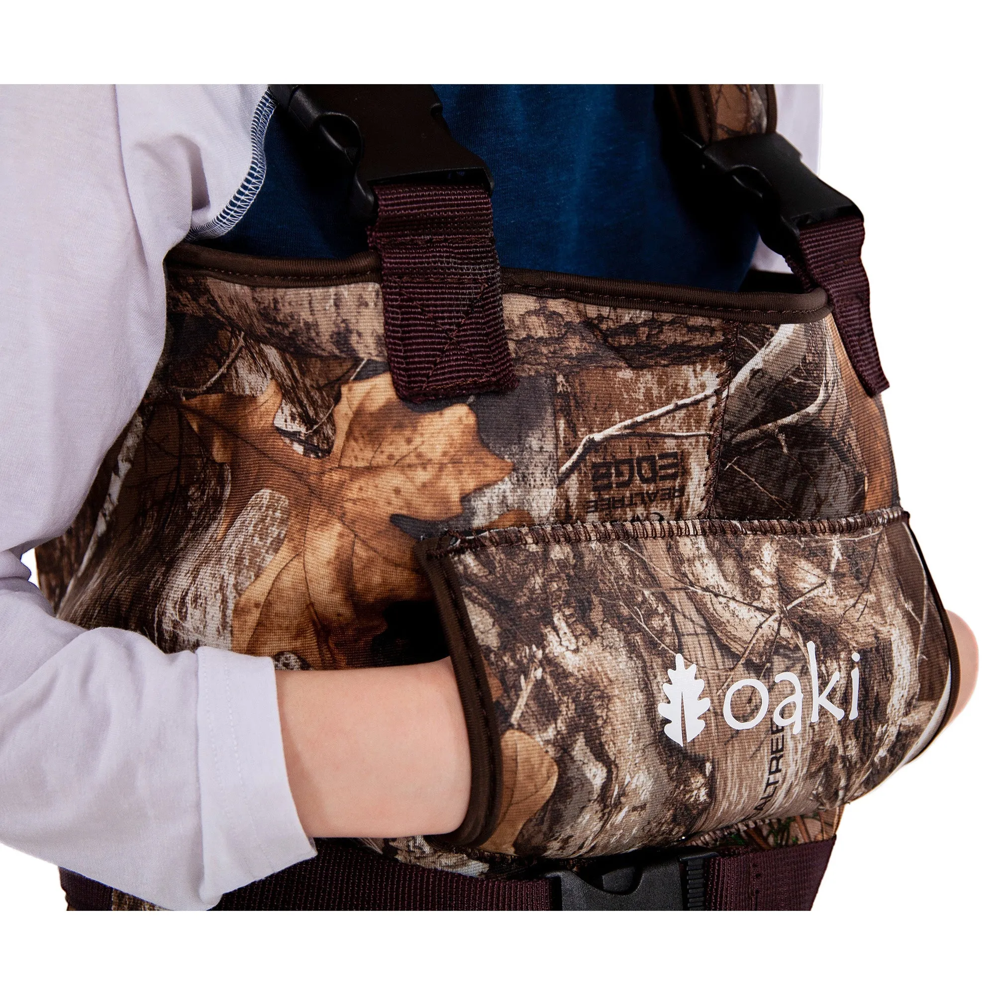 Oakiwear Neoprene Youth Kids Chest Waders Children Toddler, Realtree EDGE® Camo