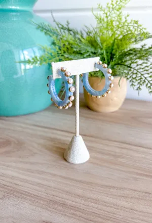 On The Weekend Earrings in Blue
