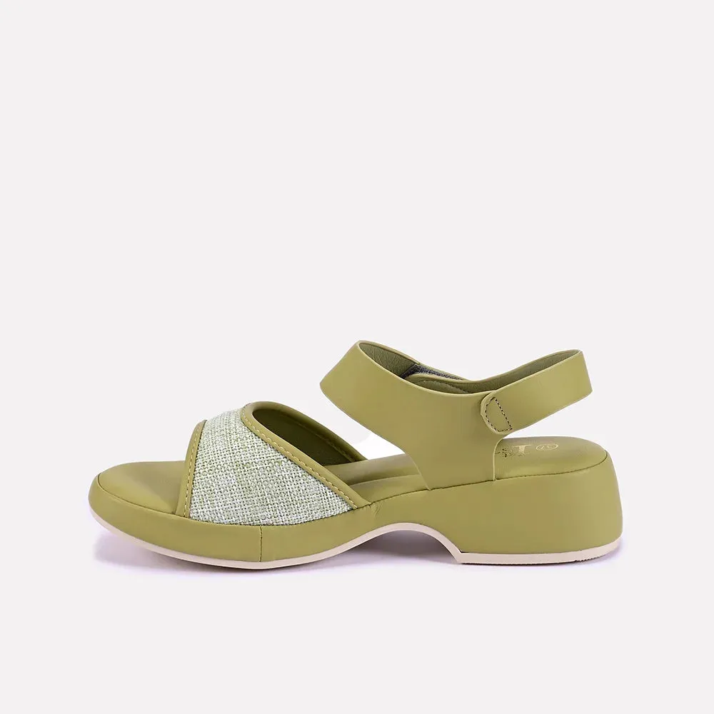 Ophelia Green Soft Casual Sandals 0421297