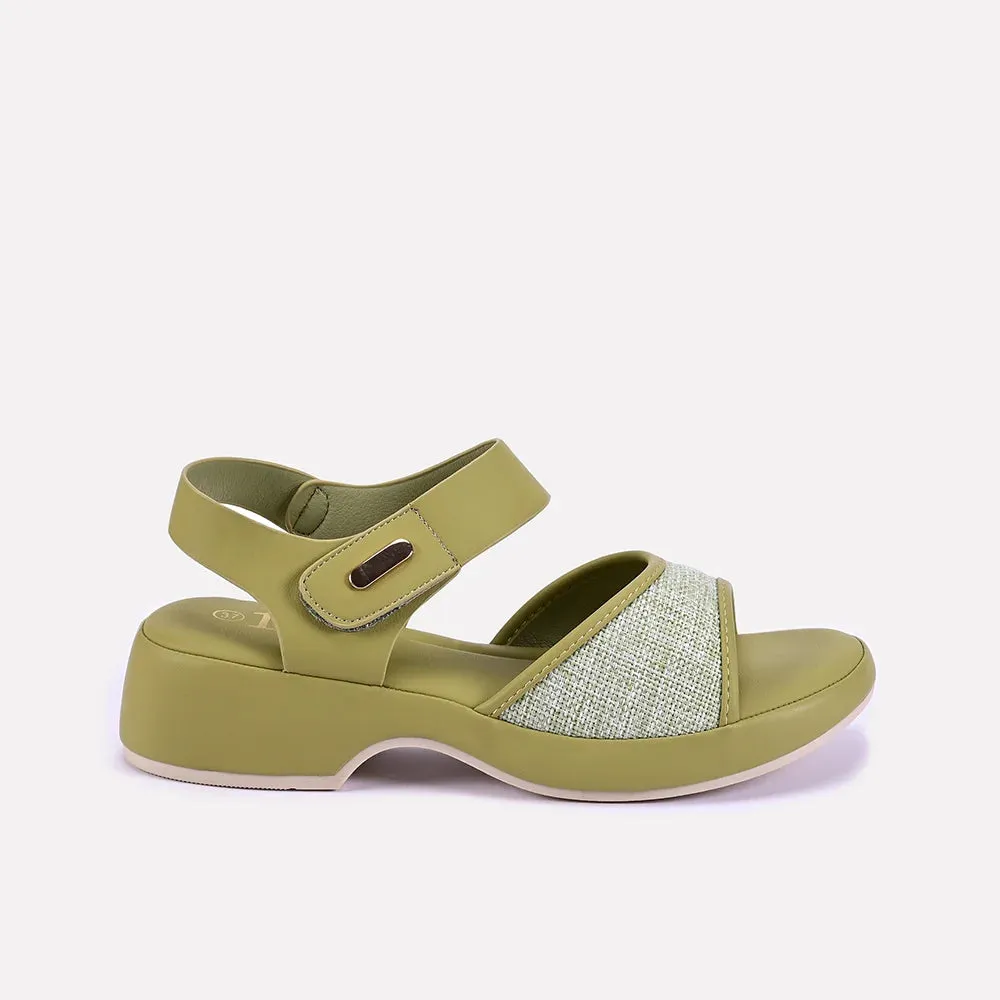 Ophelia Green Soft Casual Sandals 0421297