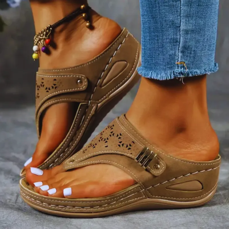 Orthopedic Slip-On Sandals | Comfortable & Stylish | Arch Support