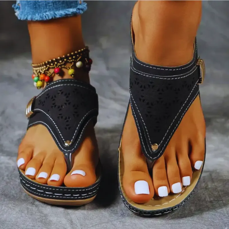 Orthopedic Slip-On Sandals | Comfortable & Stylish | Arch Support