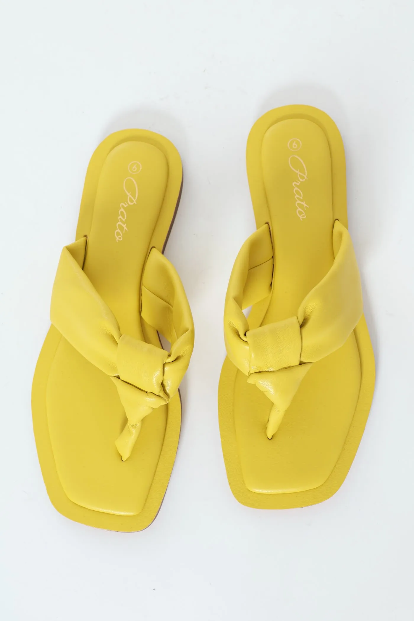 Padded Tubular Soft Thong - Chartreuse