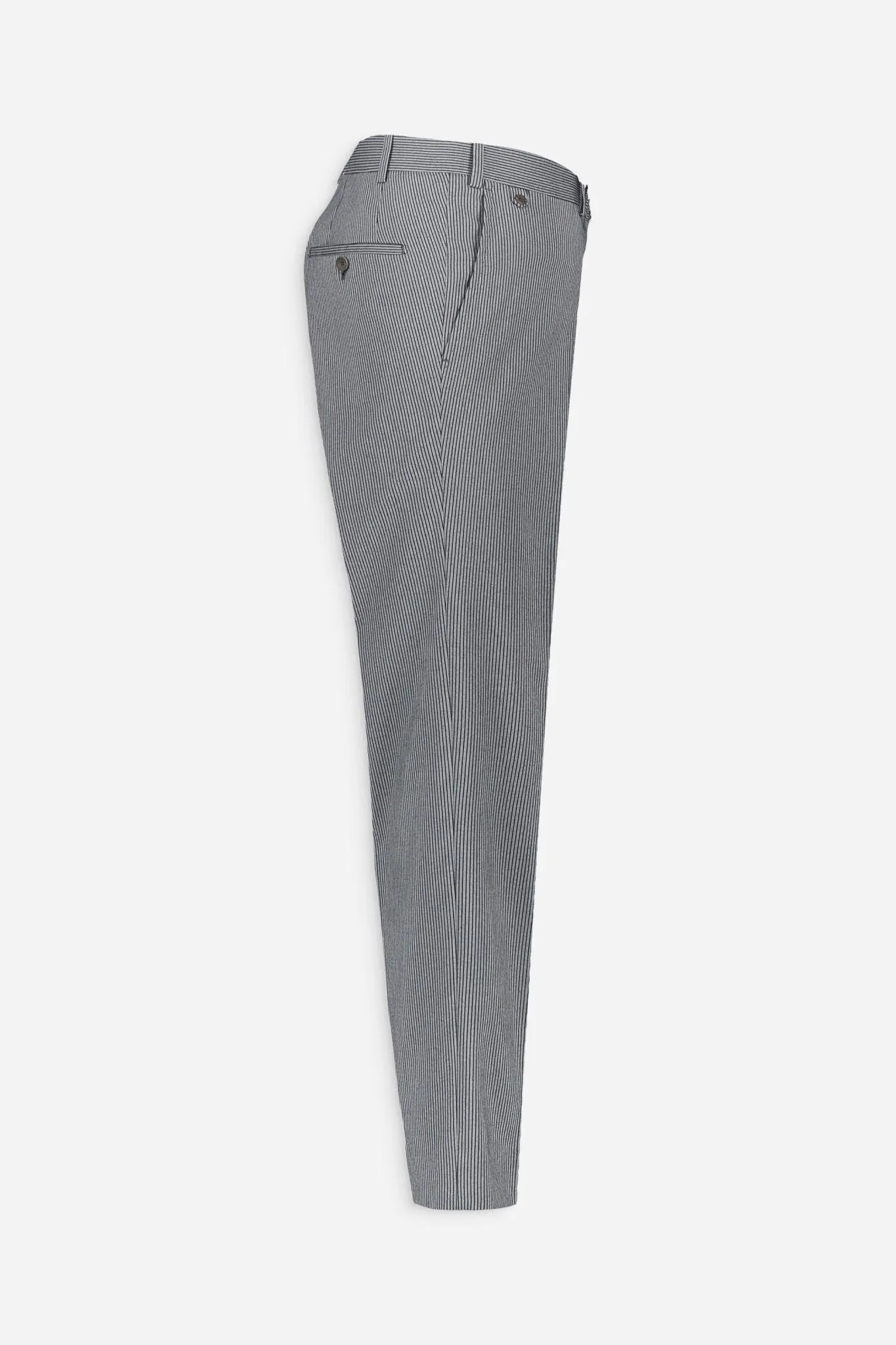 Pantalon coton stretch BZV3 - gris bleu