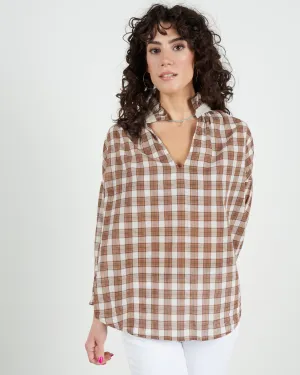 penelope - plaid - caramel