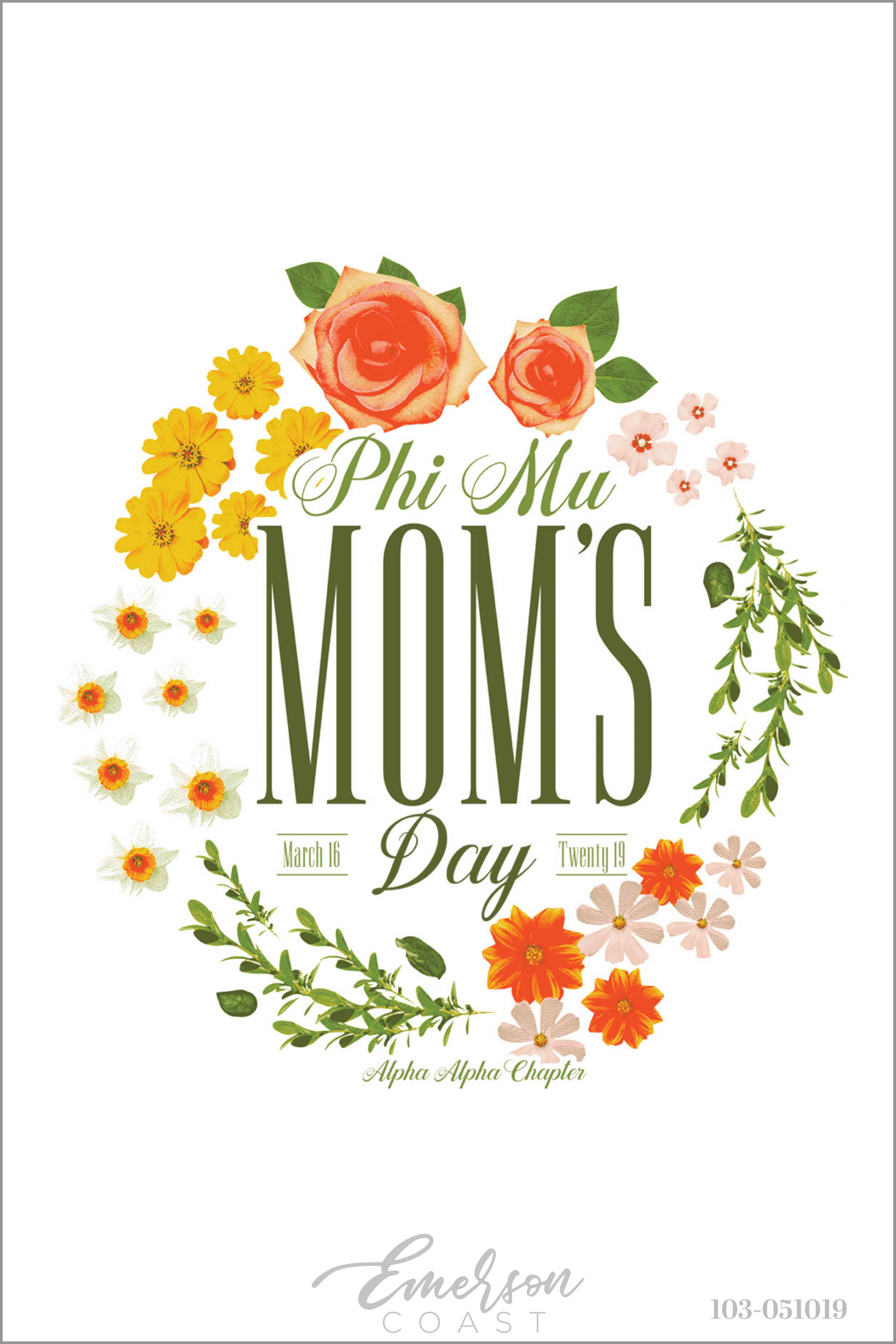 Phi Mu Mom's Day T-Shirt
