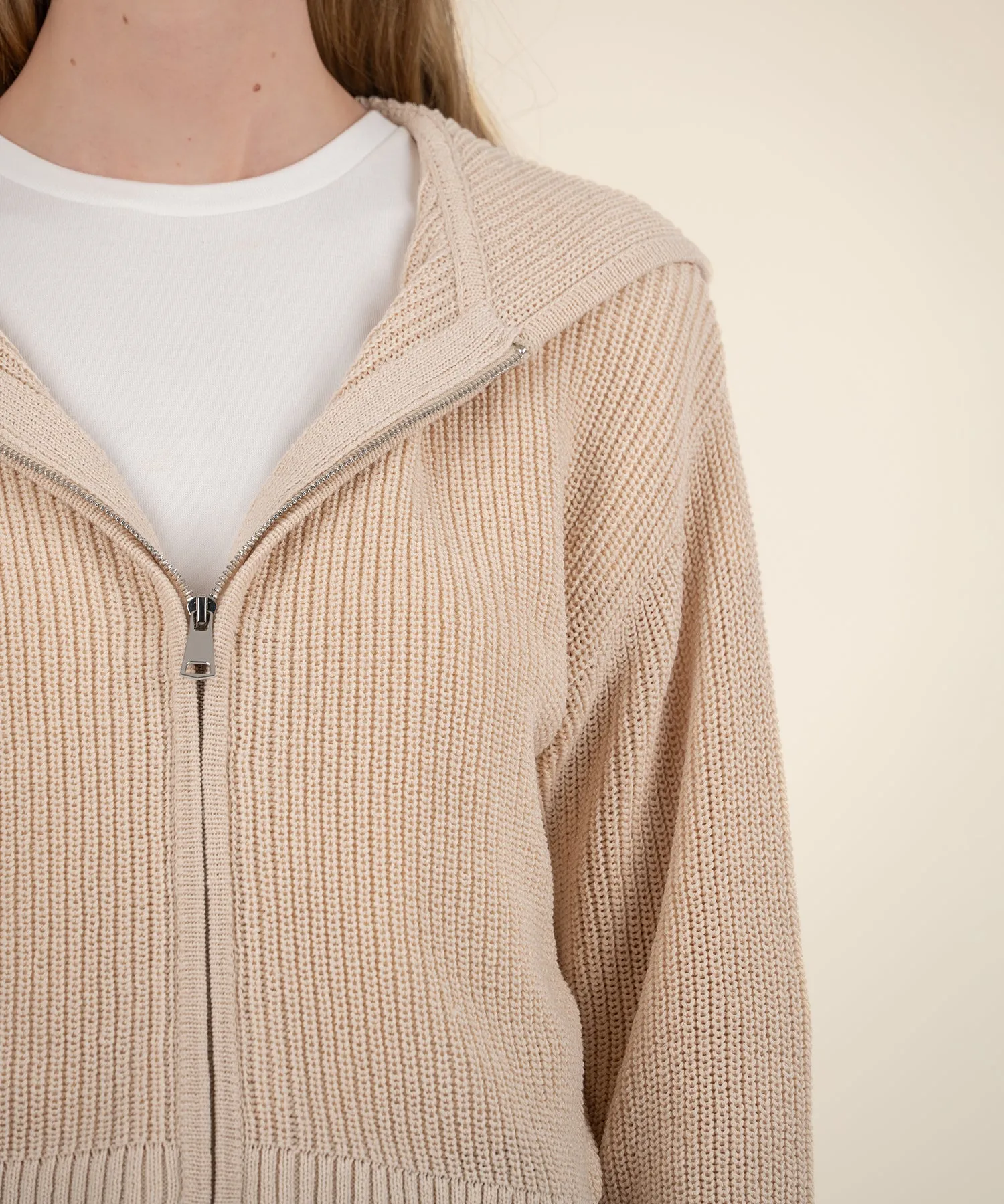 Phoebe Knit Zip Hoodie