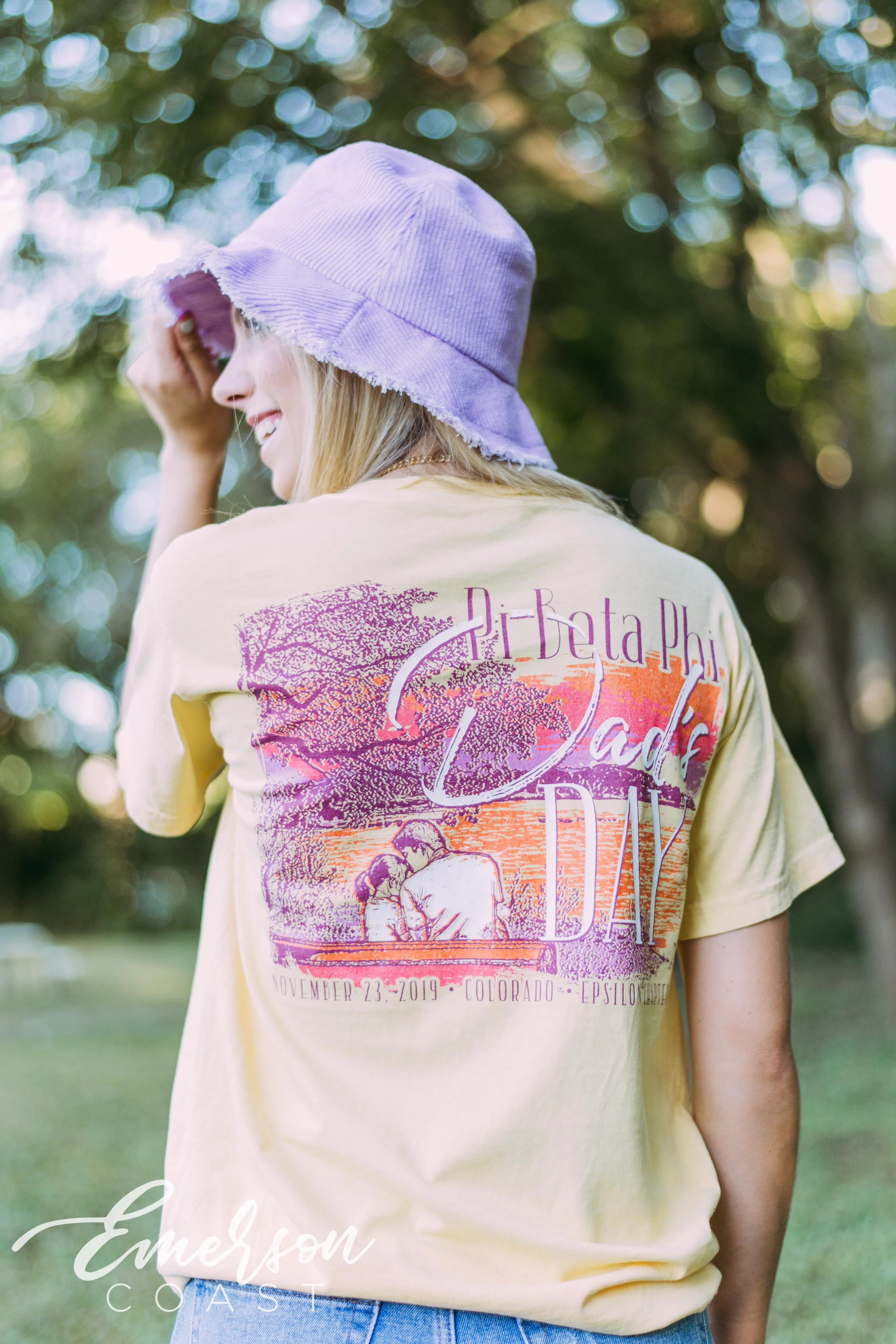 Pi Phi Father Daughter Dads Day Tee