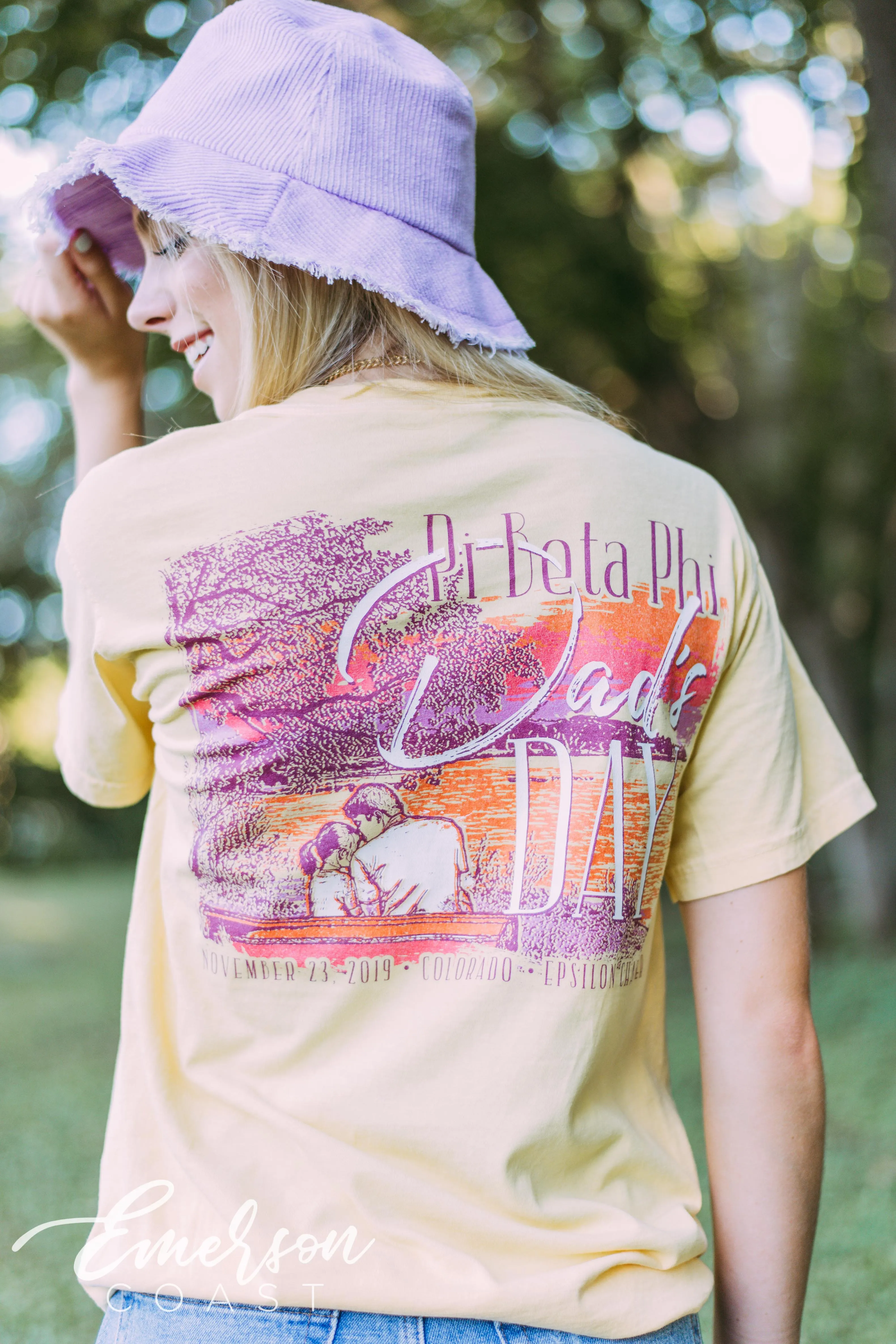 Pi Phi Father Daughter Dads Day Tee