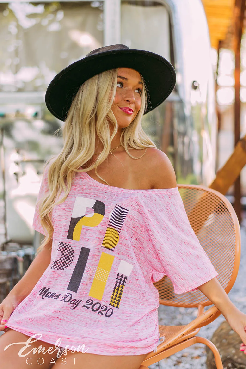 Pi Phi Moms Day Slouchy Tee
