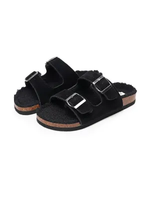 Plush Insole Dual-Strap Sandal