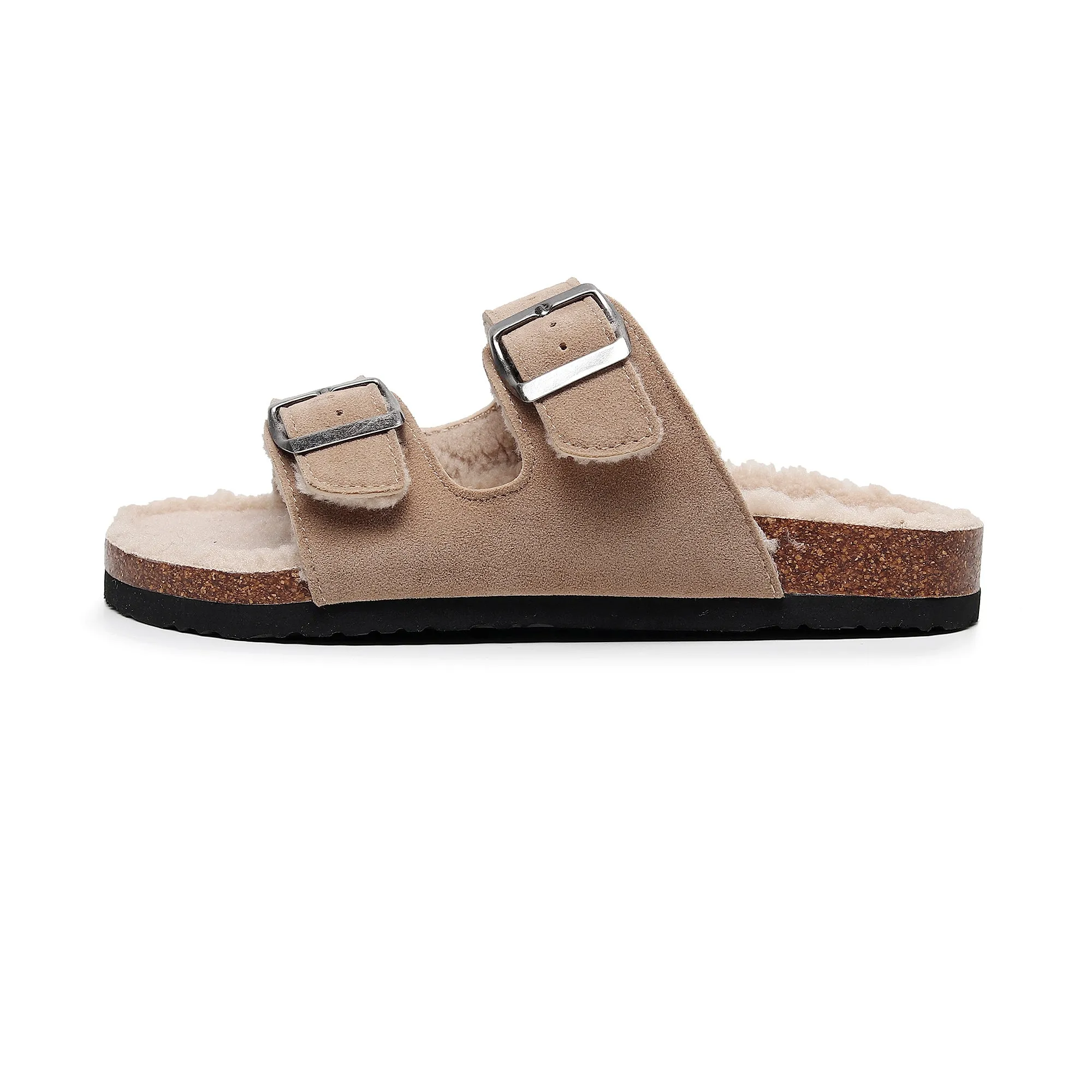 Plush Insole Dual-Strap Sandal
