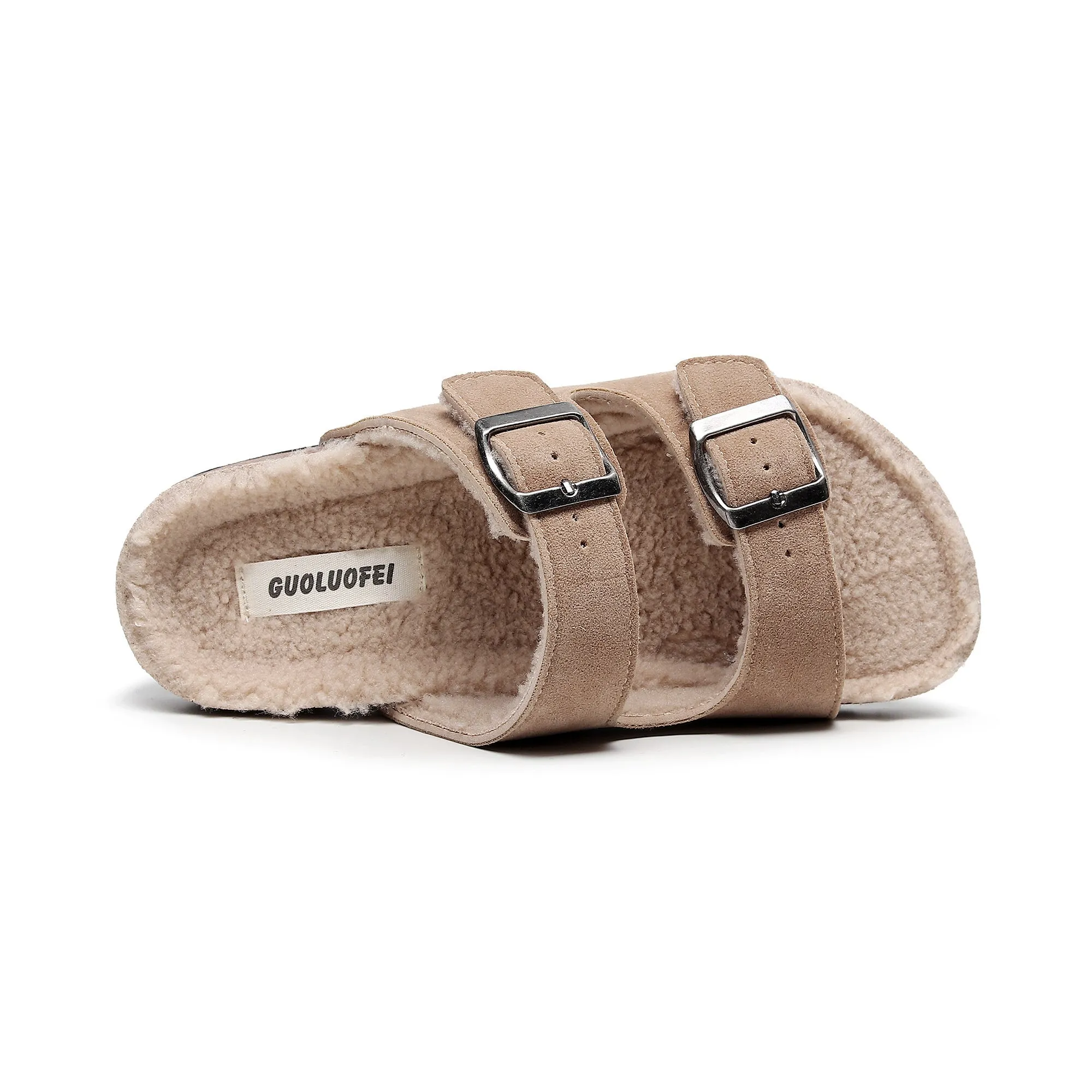 Plush Insole Dual-Strap Sandal