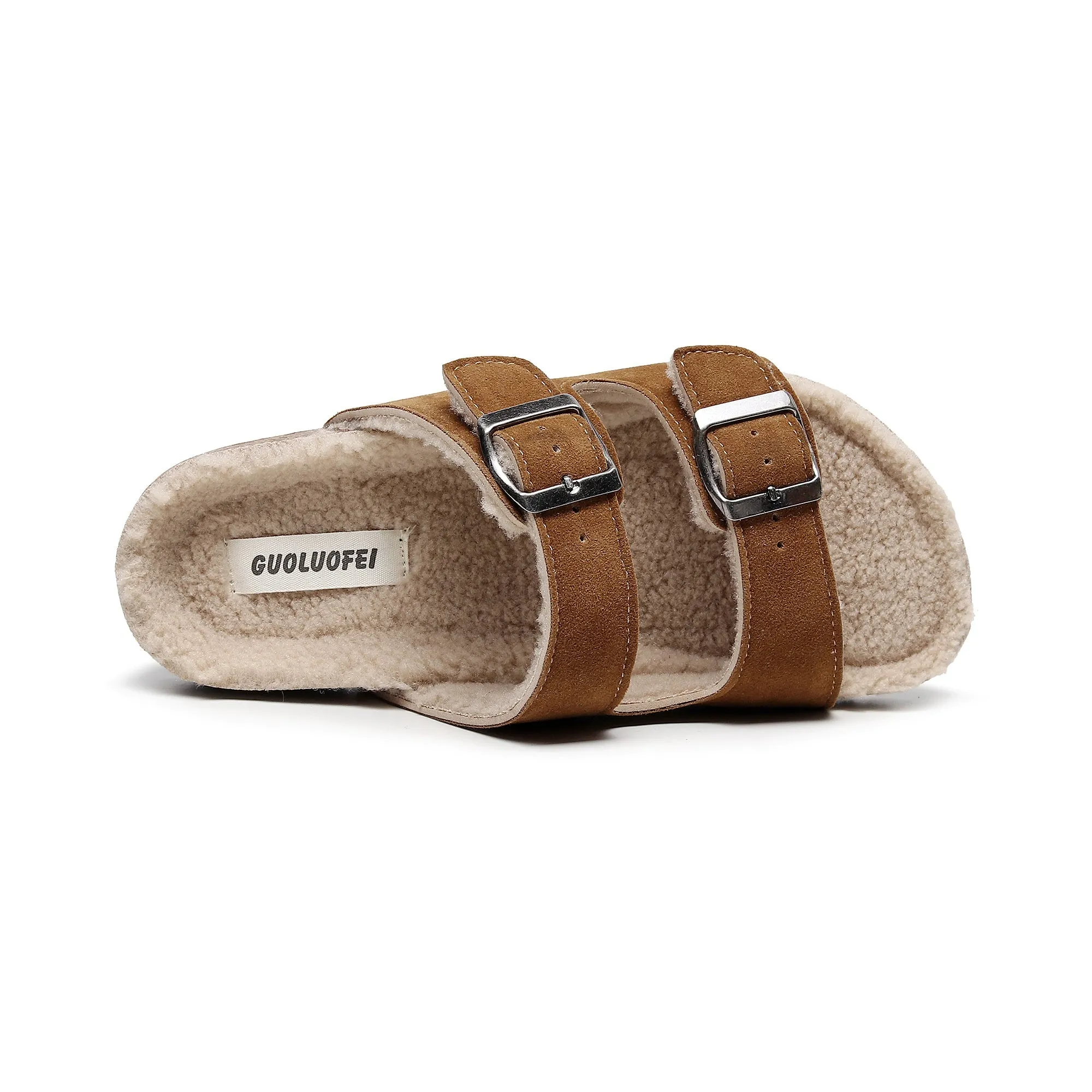 Plush Insole Dual-Strap Sandal