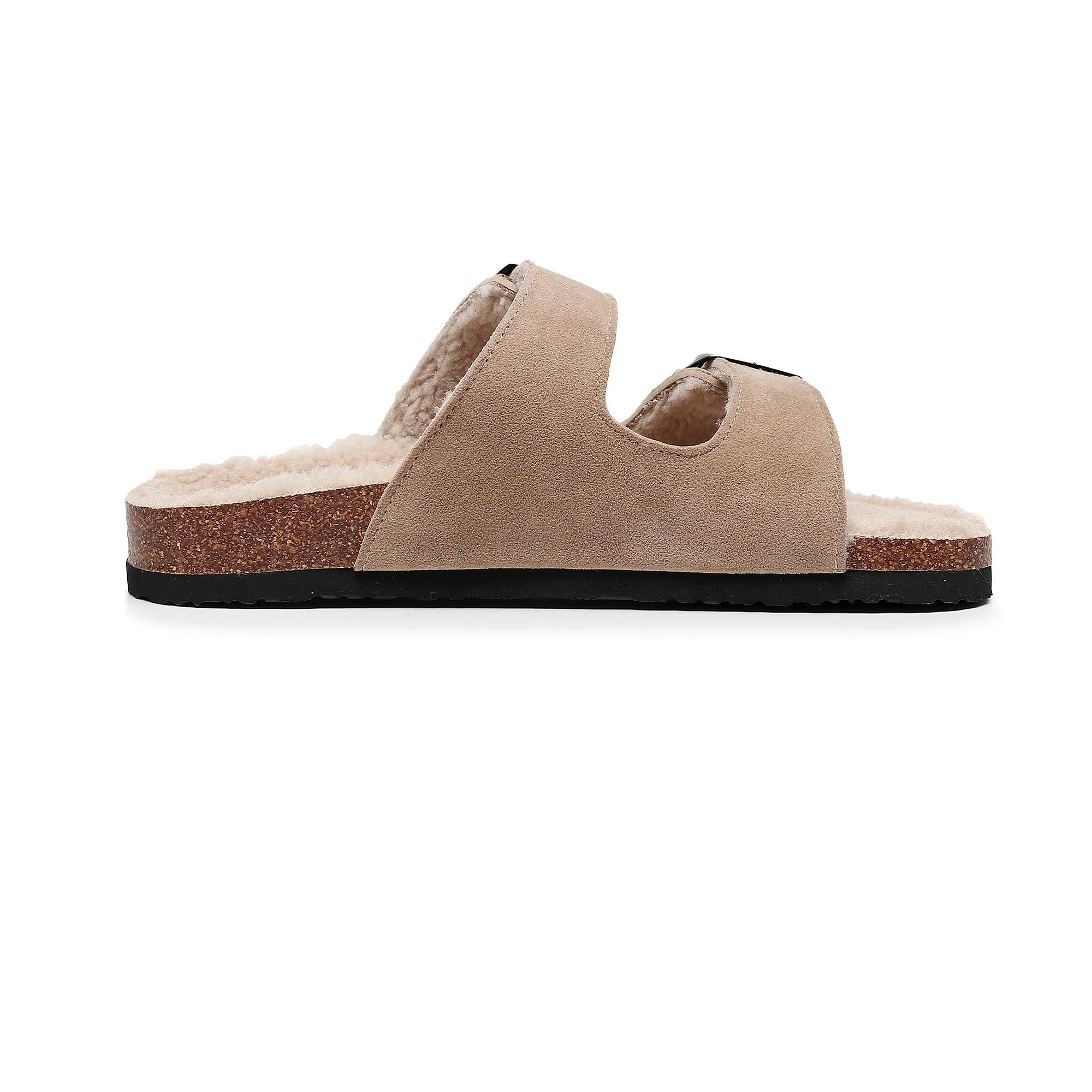 Plush Insole Dual-Strap Sandal