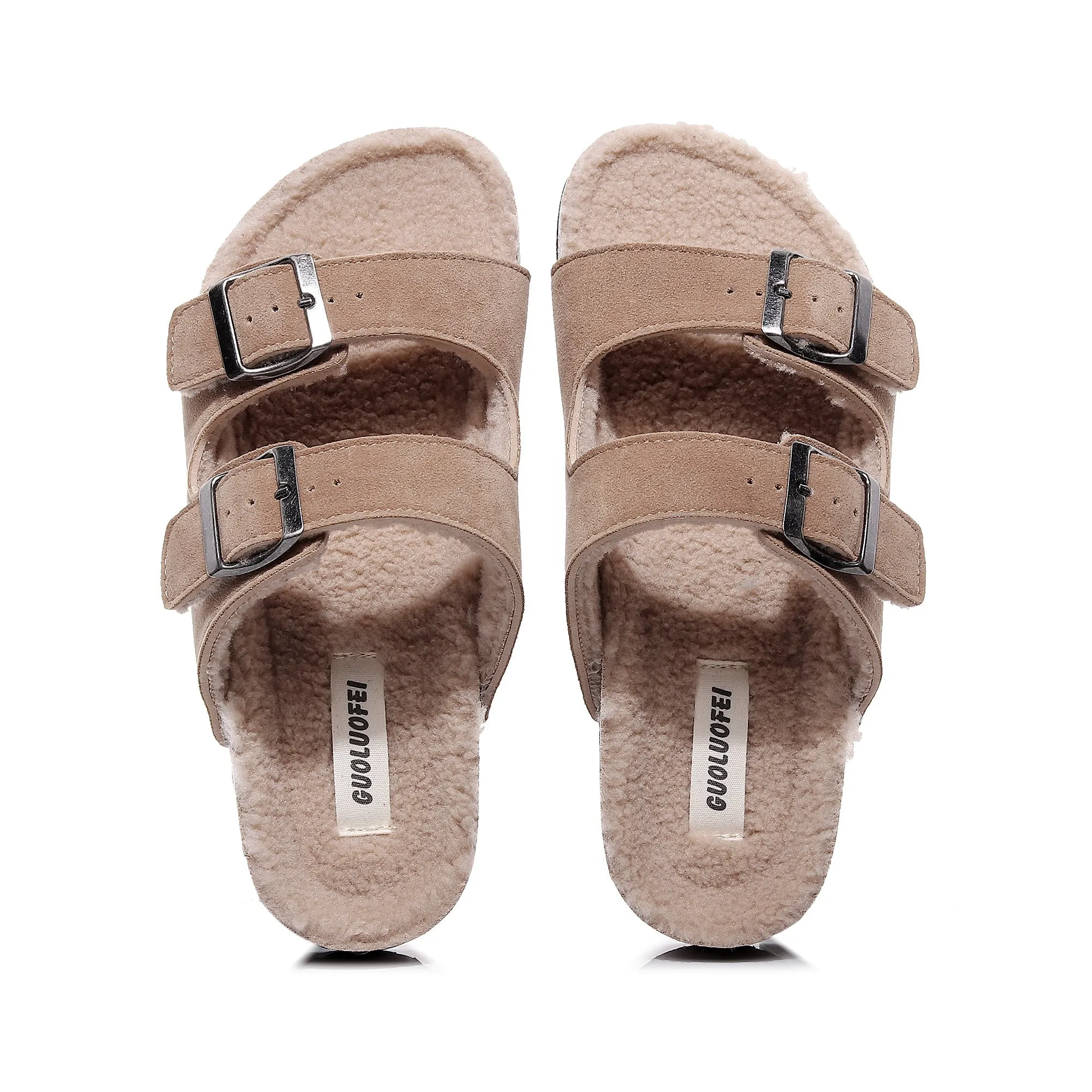 Plush Insole Dual-Strap Sandal