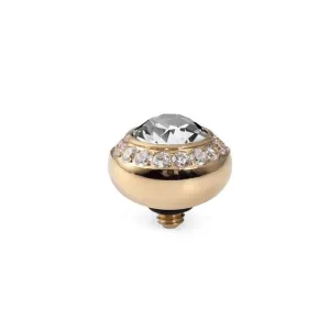 Qudo Tondo Deluxe 10mm Gold Topper - Crystal