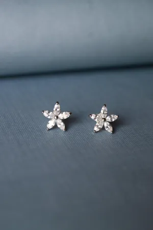 Ready For Spring Floral Sterling Silver Earrings