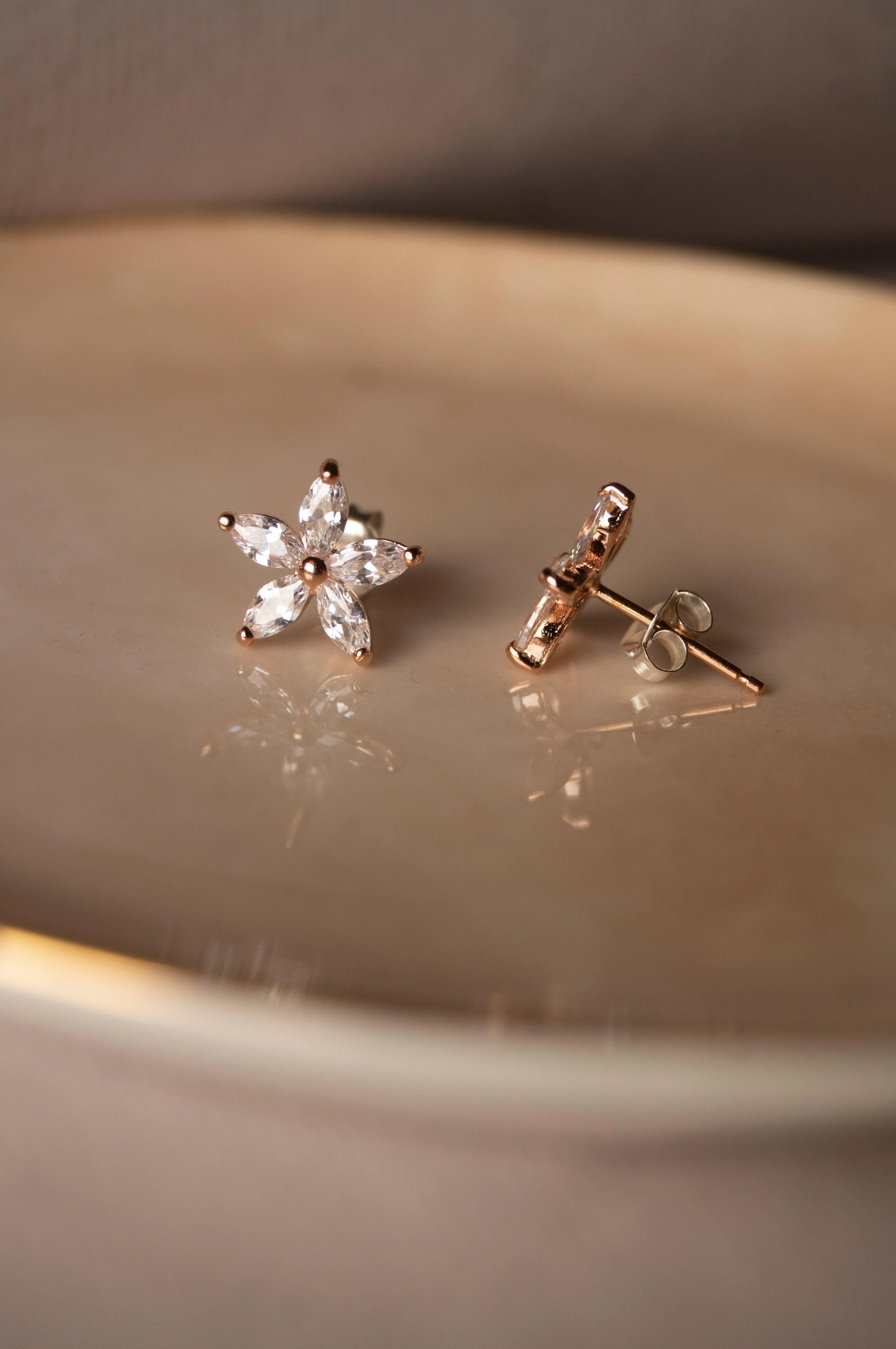 Ready For Spring Floral Sterling Silver Earrings