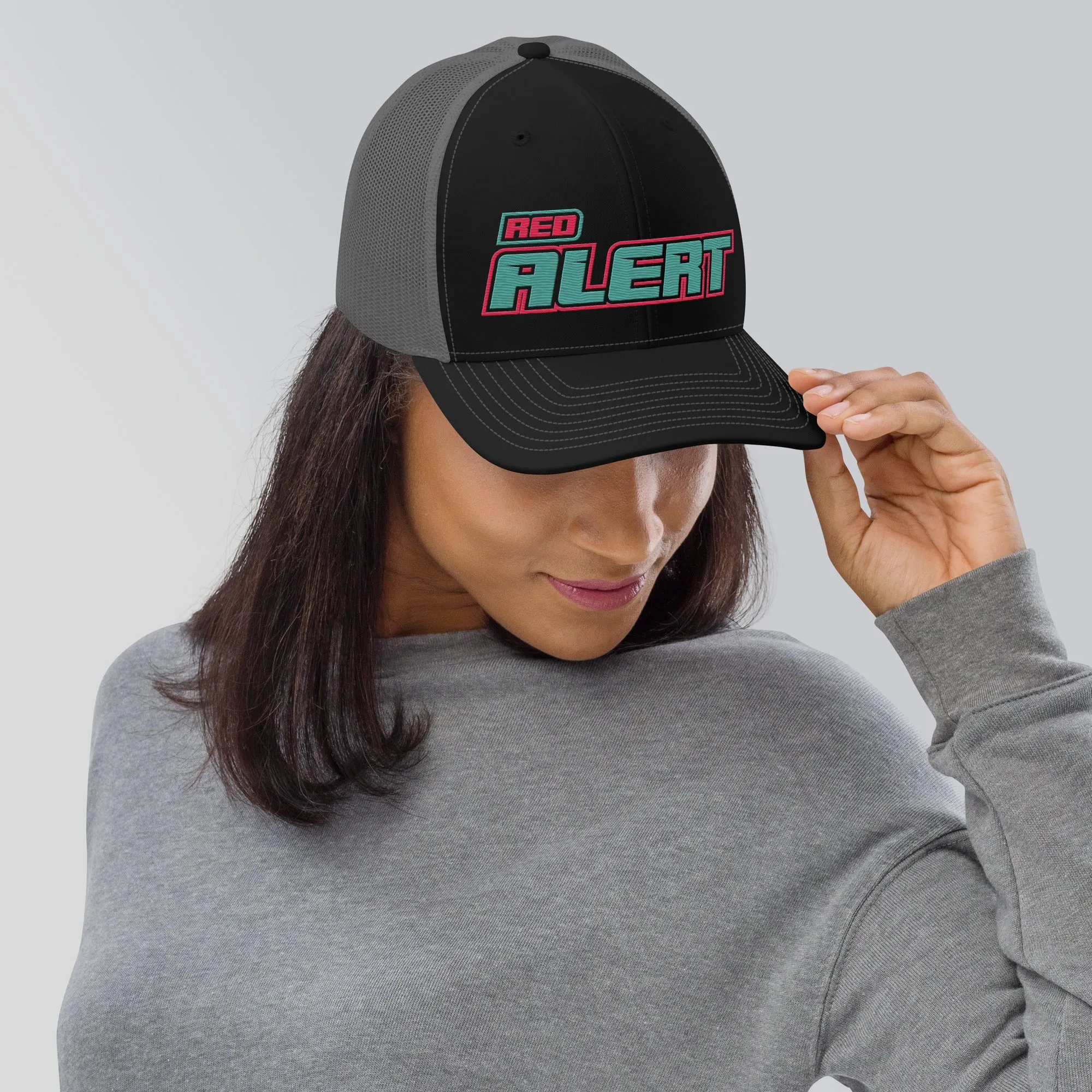 Red Alert Trucker Cap