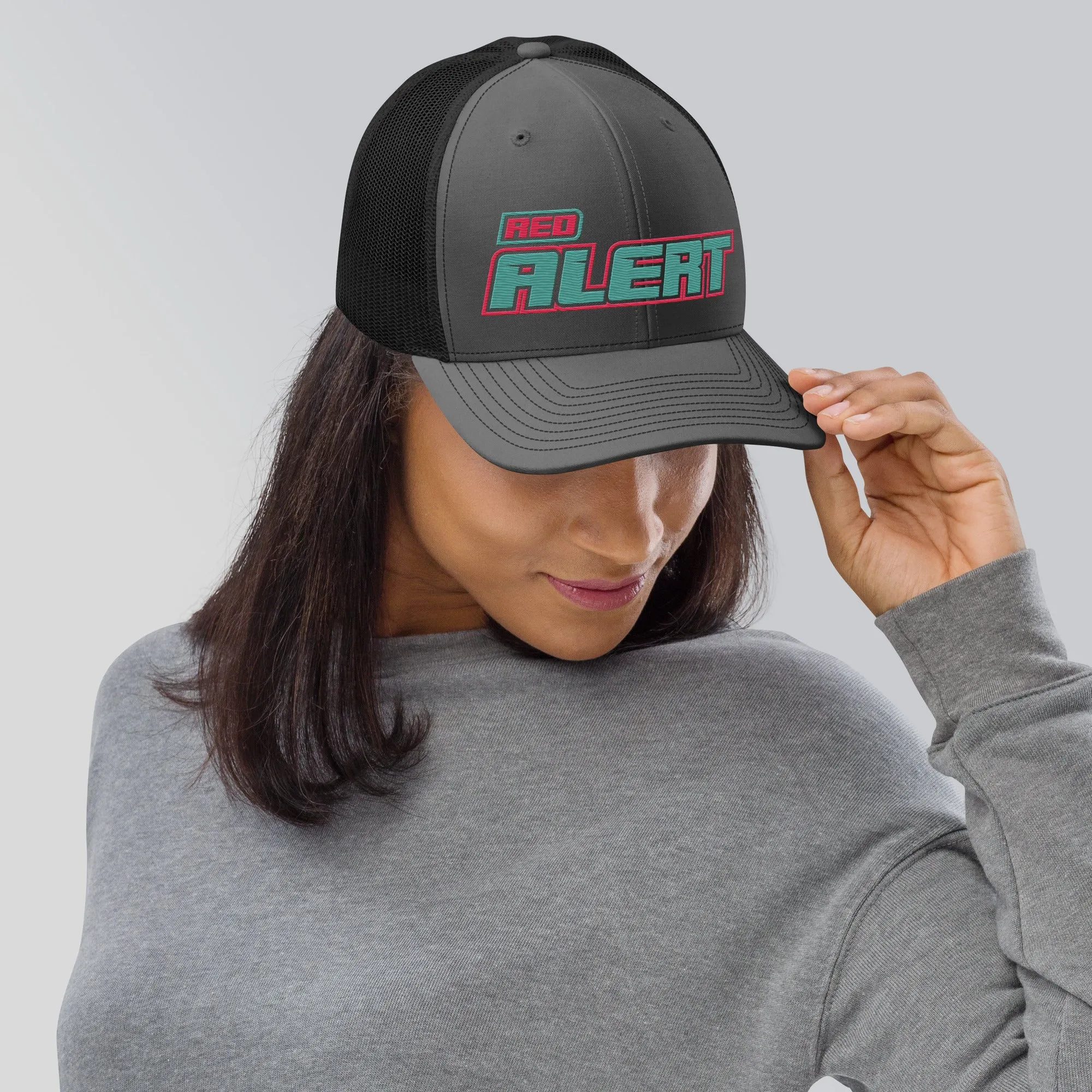 Red Alert Trucker Cap