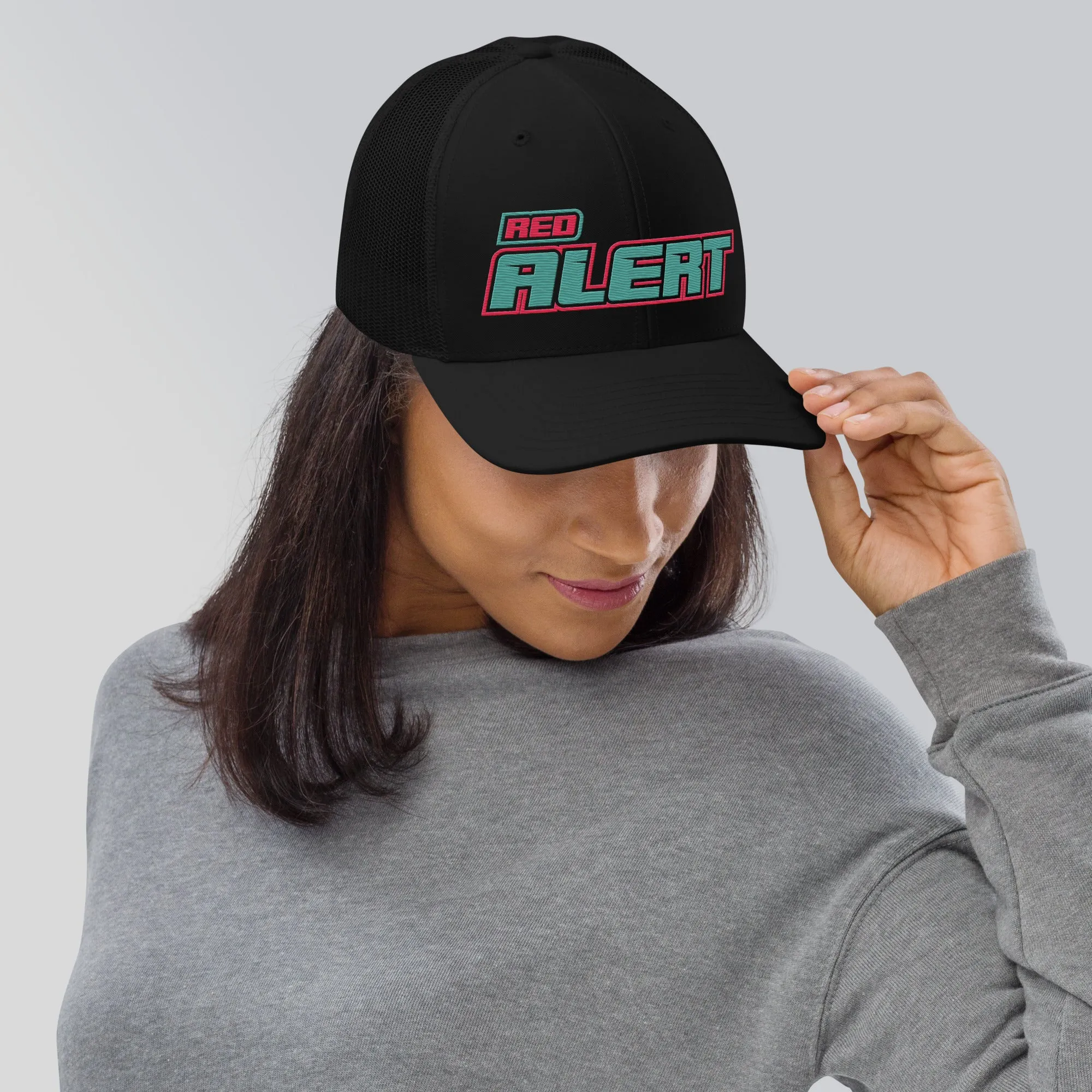 Red Alert Trucker Cap
