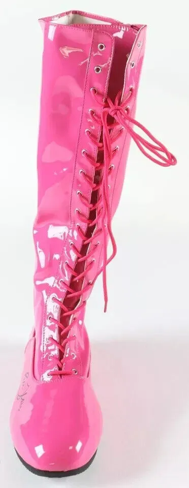 Ric Flair Signed Pink Wrestling Boot (JSA COA) WWE 16xWorld Champion / NWA. HOF