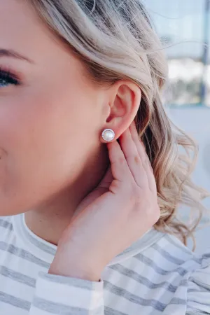 Robyn Earrings - White Gold