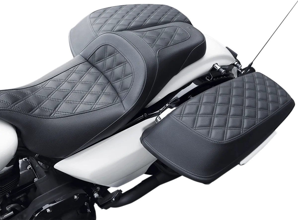 Saddlemen L870-14-LS Lattice Stitch Saddlebag Lid Cover