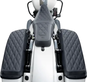 Saddlemen L870-14-LS Lattice Stitch Saddlebag Lid Cover