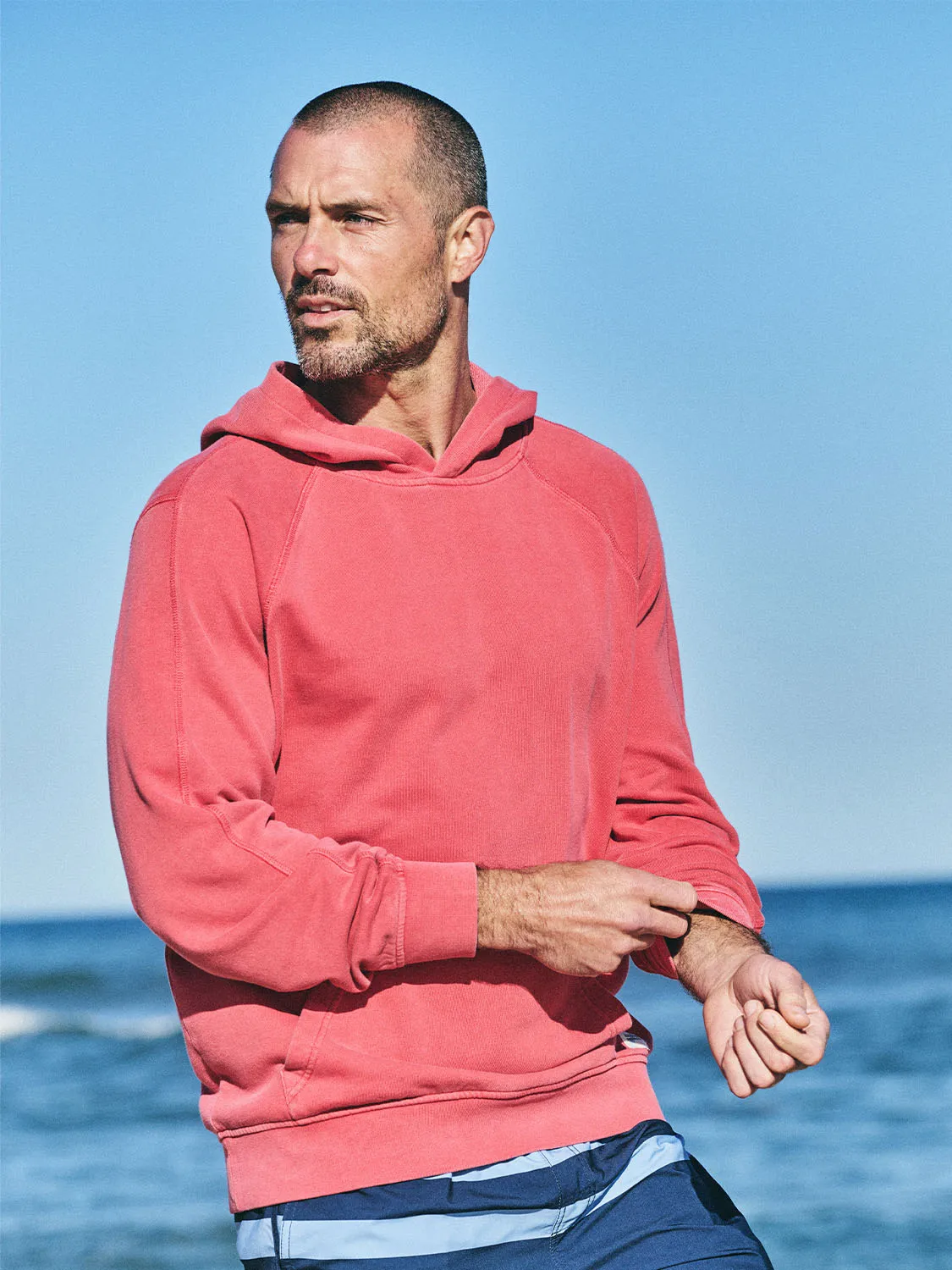 Saltaire Hoodie | Nautical Red