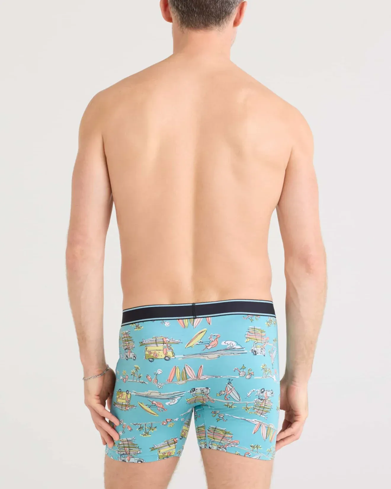 Saxx Daytripper Underwear - Beach Or Bust-Reef Blue